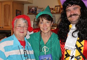 adults dressed as characters from Peter Pan - camp magical moments